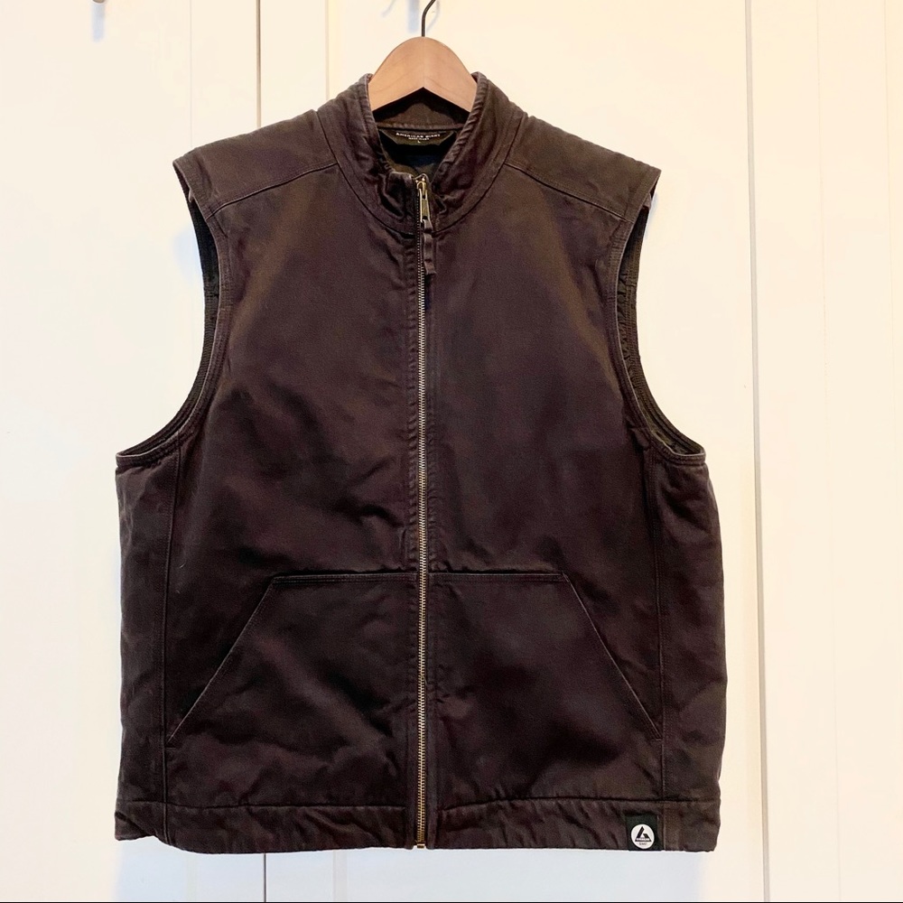 American Giant Buffalo Vest (Graphite, L)